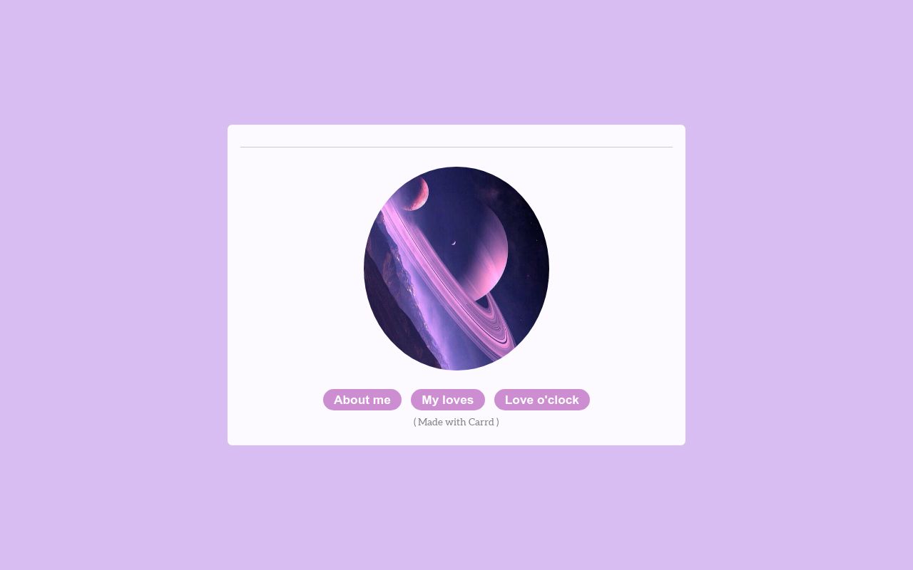 Carrd profile picture for @rib